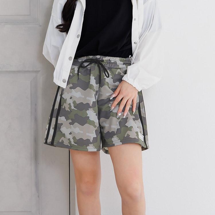 alphenix 迷彩ショートパンツ グレー algy（アルジー） 30％OFFセール ショートパンツ 130-160cm 女の子