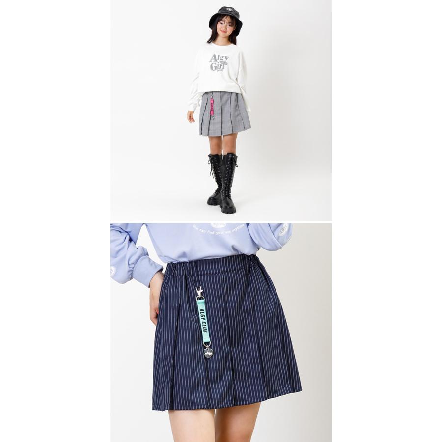 アルジー スカパン 140 5点 algy（アルジー） 子供服 折返し風 プリーツ スカパン キッズ 女の子