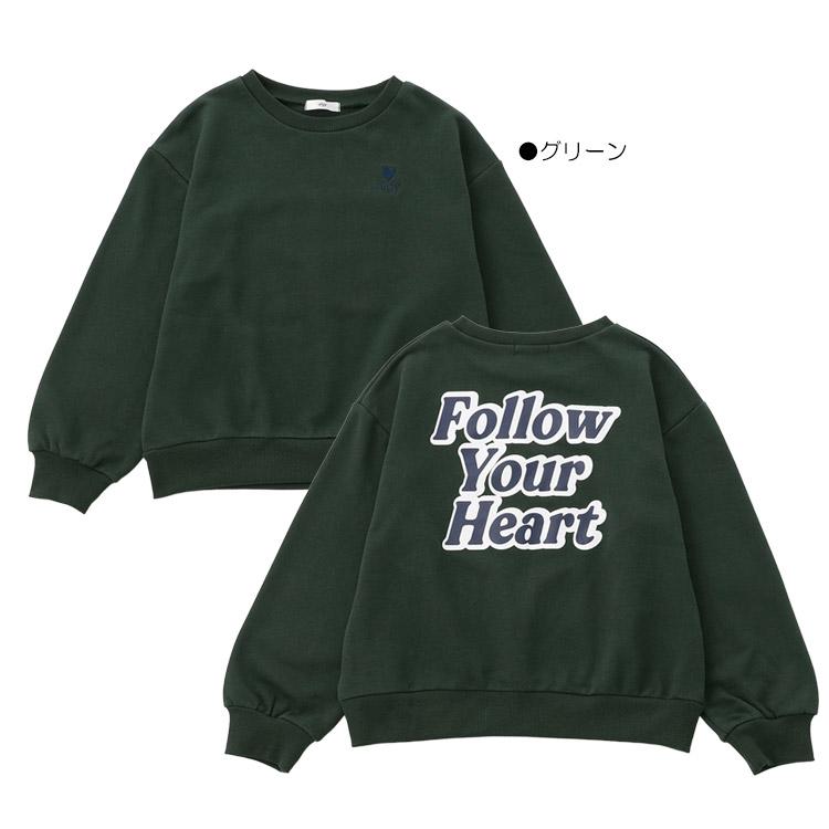 algy（アルジー） バックロゴトレーナー 長袖 スウェット 女の子