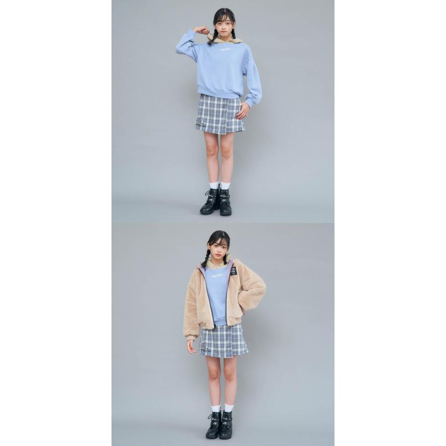 40%OFFセール パーカー フーディー ALGY アルジー 長袖 女の子 子供服 キッズ ジュニア かわいい スウェット 長袖パーカー 裏起毛 冬 G 2104 C|kidstantan|08