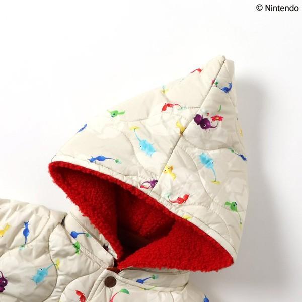 ピクミンコラボ リバーシブルボアブルゾン アウター 赤 青 黄 トップス