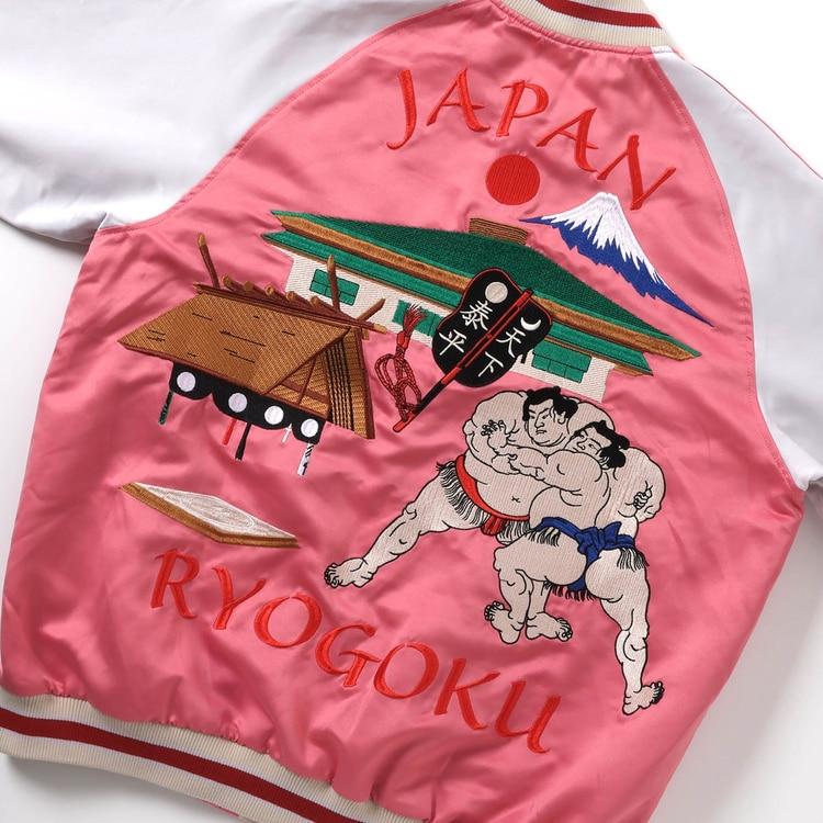美品　日本相撲協会　ブリーズコラボ　スカジャン　Lサイズ　大相撲 BREEZE（ブリーズ） 日本相撲協会監修 大相撲スカジャン ジャケット