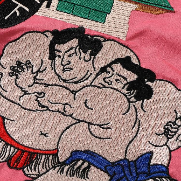 美品　日本相撲協会　ブリーズコラボ　スカジャン　Lサイズ　大相撲 BREEZE（ブリーズ） 日本相撲協会監修 大相撲スカジャン ジャケット