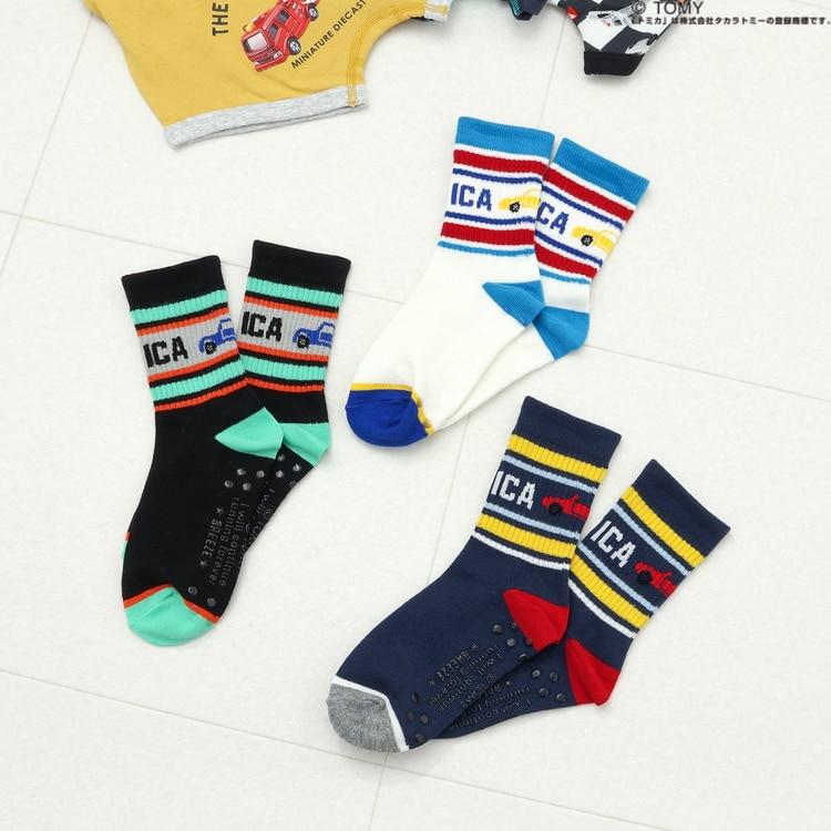 BREEZE（ブリーズ） TOMICA トミカ ソックス 男の子 13-18cm キッズ 車