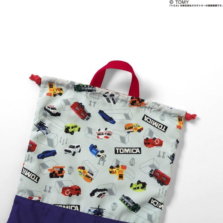 BREEZE（ブリーズ） トミカ 巾着 Lサイズ 男の子 キッズ 子供 給食袋
