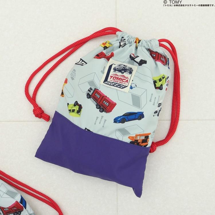 BREEZE（ブリーズ） トミカ 巾着 Mサイズ 男の子 キッズ 子供 給食袋