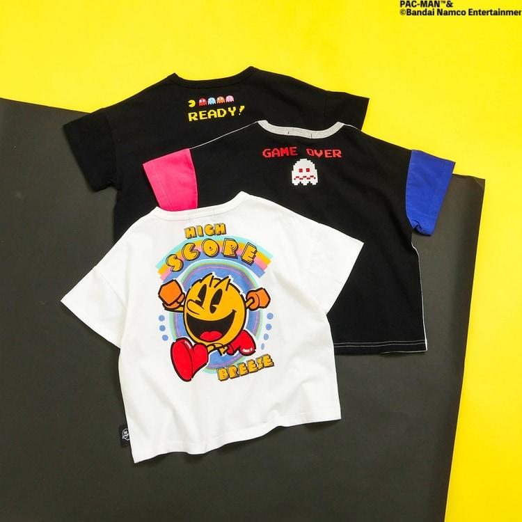 子供用キャラクターTシャツ BREEZE（ブリーズ） 30％OFFセール パックマン コラボ 半袖Tシャツ