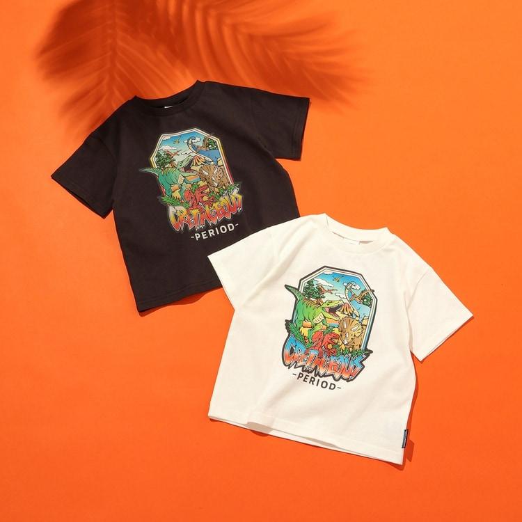 BREEZE（ブリーズ） 福井県立恐竜博物館コラボ 半袖Tシャツ DINOアート