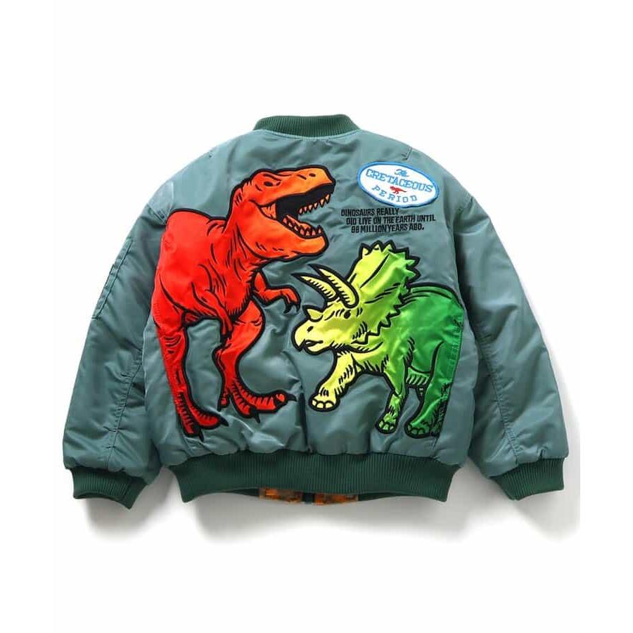 BREEZE（ブリーズ） 恐竜刺繍リバーシブル MA-1 アウター ジャケット