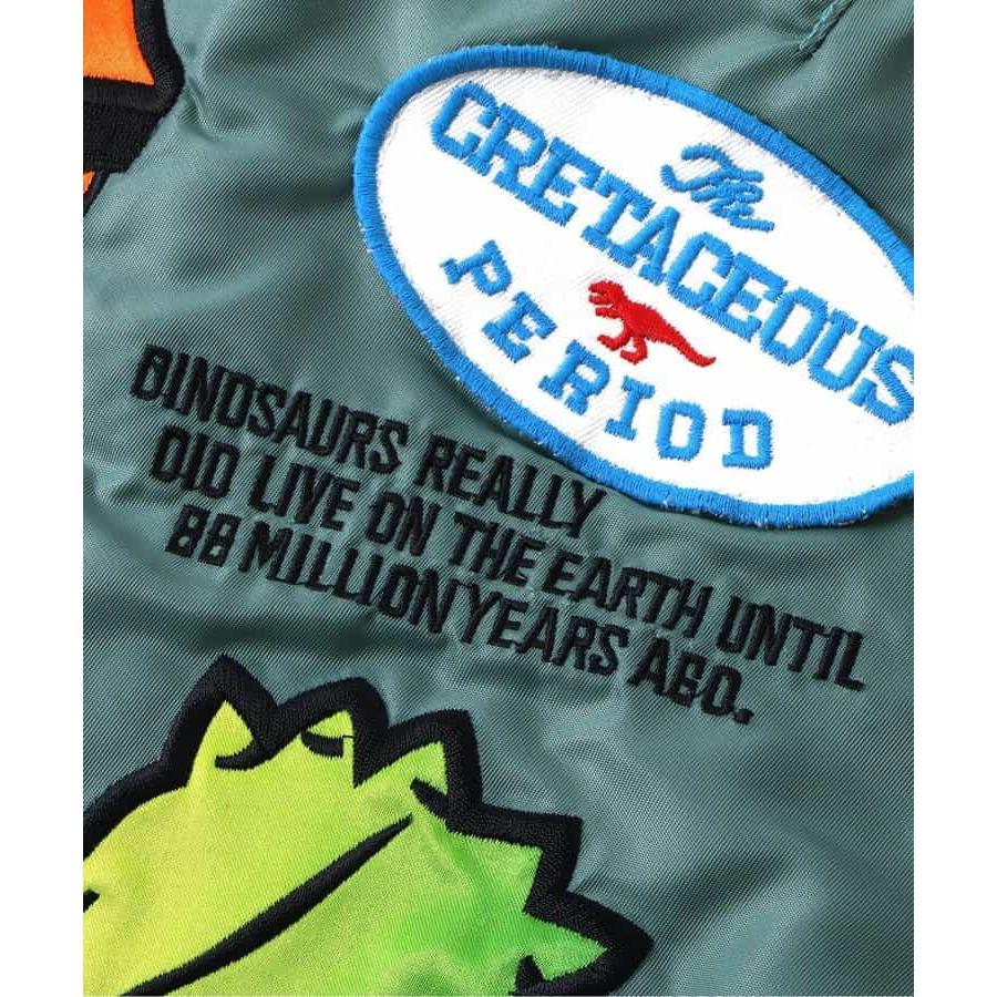 BREEZE（ブリーズ） 恐竜刺繍リバーシブル MA-1 アウター ジャケット