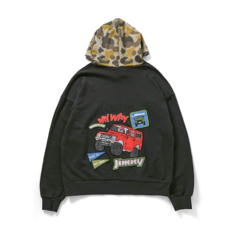 BREEZE（ブリーズ） 30％OFFセールJimnyコラボ ワッペンパーカー 大人