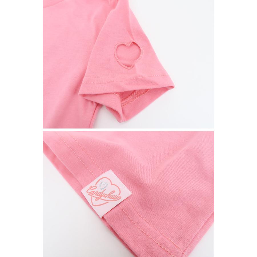 40 Offセール Candychuu キャンディチュウ 半袖tシャツ 袖ハート切り抜き カフェ ロゴ プリント 女の子 子供服 ネコポス便ok 新作 2102 C Cdc 1421 子供服 ベビー服通販タンタン 通販 Yahoo ショッピング