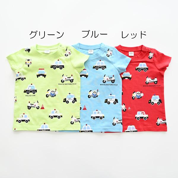 CHEEK ROOM（チークルーム） 10％OFFセール 半袖Tシャツ パトカー