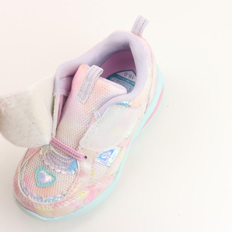 名探偵プリキュア！ 光る靴 スニーカー 女の子 キャラクター キッズ 振動で光る 15-19cm G 新作 2601 68 | コマリヨー | 07