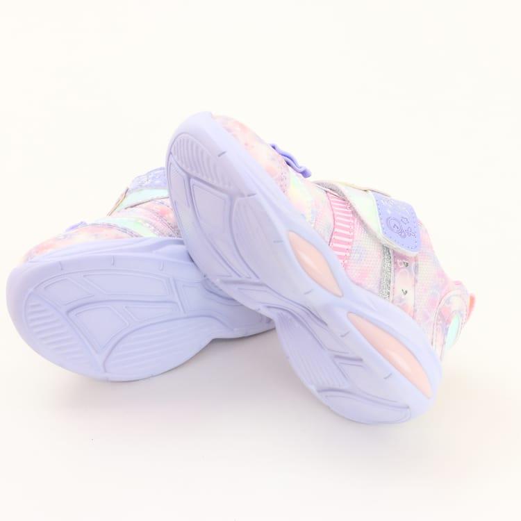 名探偵プリキュア！ 光る靴 スニーカー 女の子 キャラクター キッズ 振動で光る 15-19cm G 新作 2603  C | コマリヨー | 12