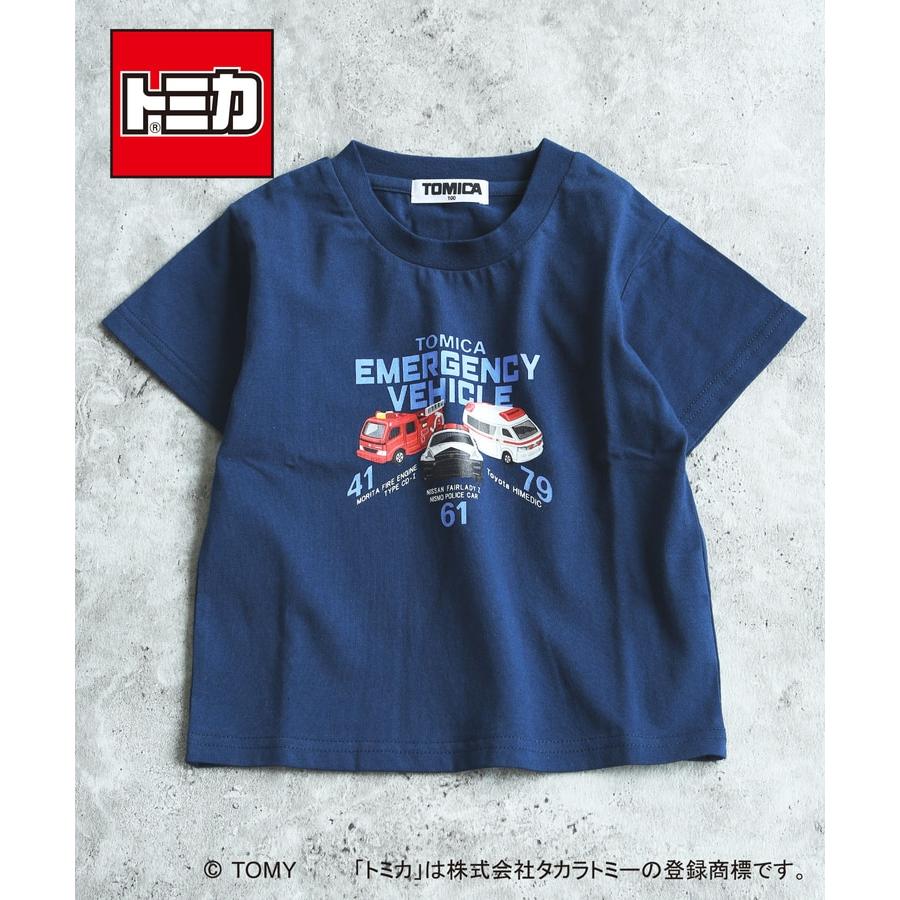 DILASH（ディラッシュ） 半袖Tシャツ トミカコラボ TOMICA はたらく車