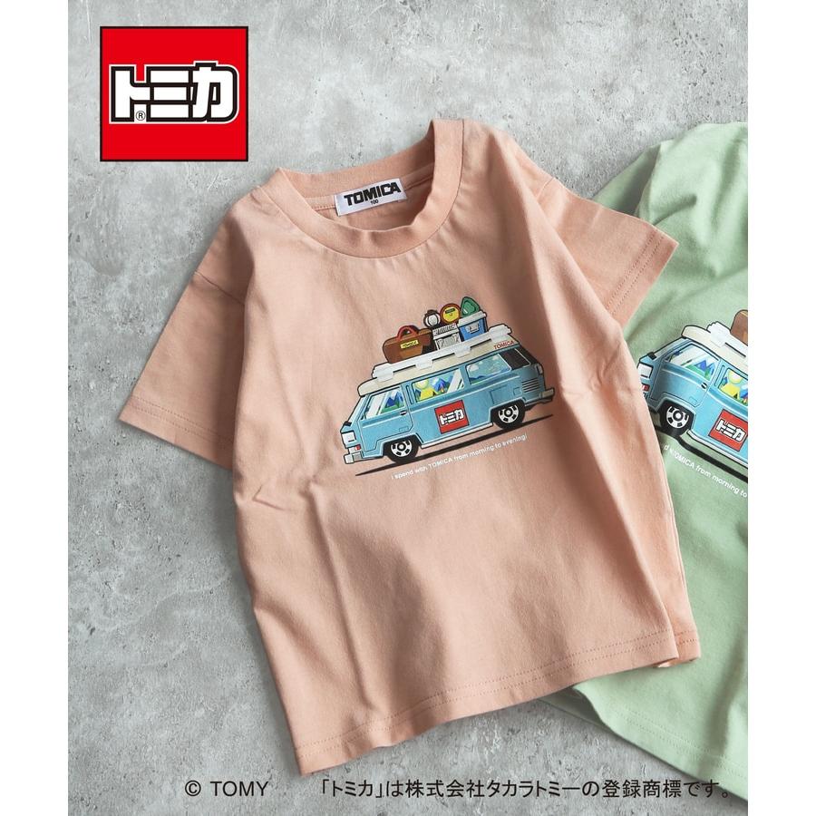 DILASH（ディラッシュ） トミカコラボ 半袖Tシャツ TOMICA 車 キャンプ