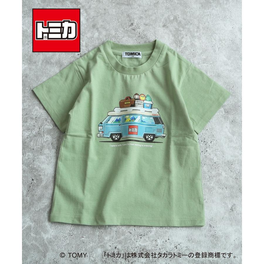 DILASH（ディラッシュ） トミカコラボ 半袖Tシャツ TOMICA 車 キャンプ