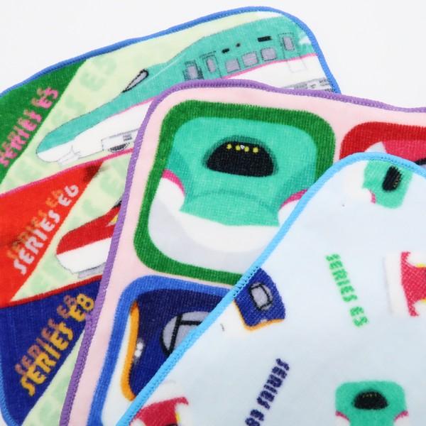 新幹線ミニタオル3枚組セット ハンカチ キッズ 子供 男の子 人気 車両