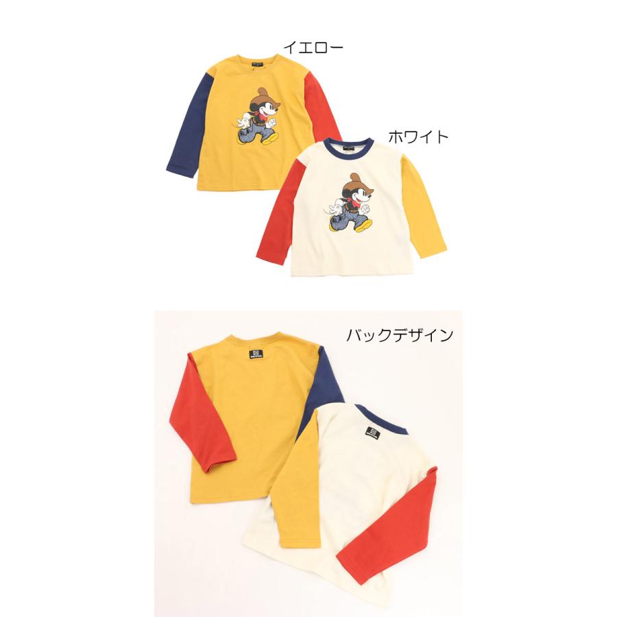 Daddy Oh 長袖Tシャツ ミッキー ディズニーコラボ ダディオダディ 袖 