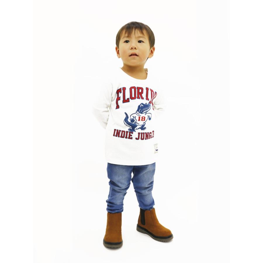 送料無料 長袖tシャツ ワニ柄 ロンt 通園 通学 可愛い 男の子 女の子 子供服 Indie Jungle インディジャングル ネコポス便ok モデル着用 1803 C Inj 1102 子供服 ベビー服通販タンタン 通販 Yahoo ショッピング