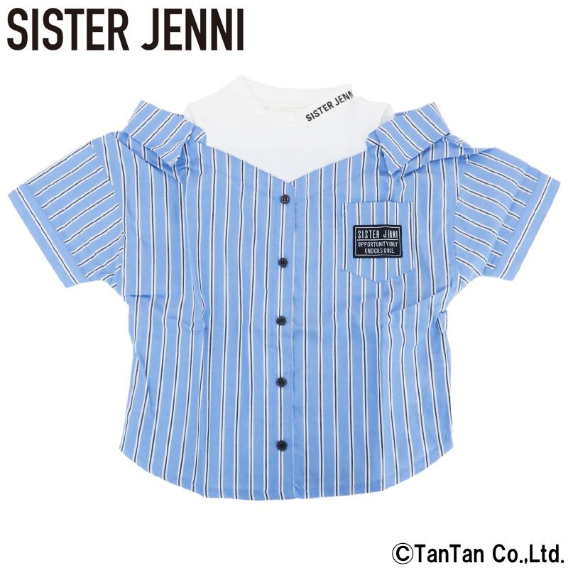 40 Offセール Sister Jenni シスタージェニィ 半袖シャツ 肩あき レイヤード風 子供服 女の子 キッズ ジュニア K 2102 C Jen 子供服 ベビー服通販タンタン 通販 Yahoo ショッピング