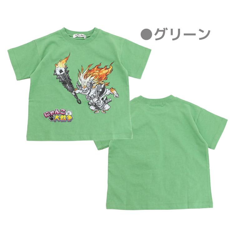Jolly Jury にゃんこ大戦争 半袖Tシャツ 黒獣ガオウ 覚醒のネコムート