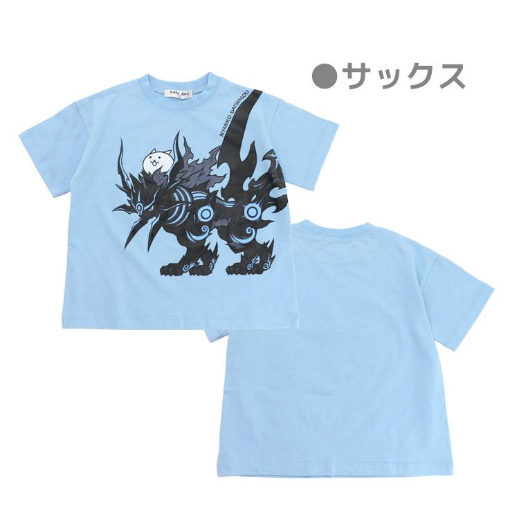 Jolly Jury にゃんこ大戦争 半袖Tシャツ 黒獣ガオウ 覚醒のネコムート
