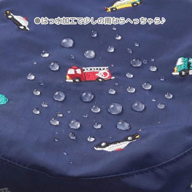 Kids Foret（キッズフォーレ） はっ水ハット 帽子 はたらく車柄 刺繍