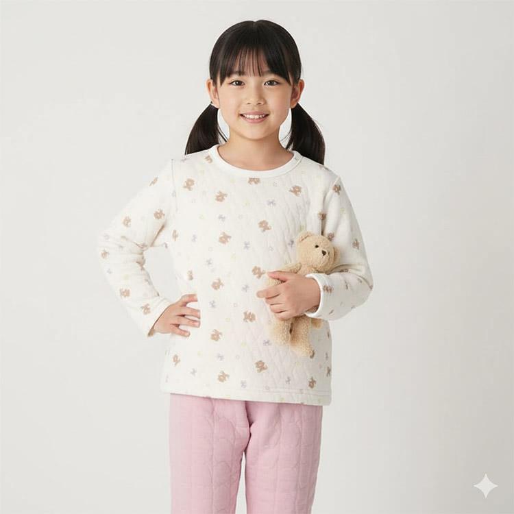 Kids Foret（キッズフォーレ） 爆買 30％OFFセールキルトパジャマ 長袖