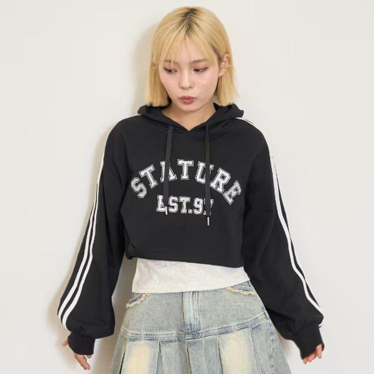 LOVETOXIC 短丈パーカ＆インナー セットアップ ラブトキシック 吸水速