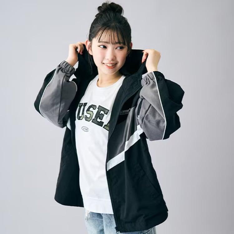 LOVETOXIC 10％OFFセールルーズラインブルゾン はっ水機能