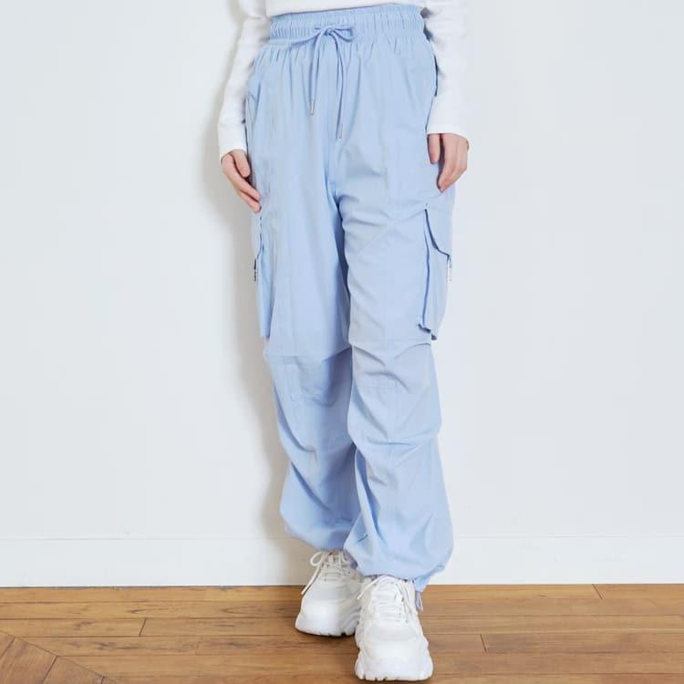 Uri☆新品 ラブトキシック☆接触冷感デニムカ－ゴパンツ 150 LOVETOXIC カーゴパンツ 接触冷感 ストレッチ ロングパンツ 140-160cm