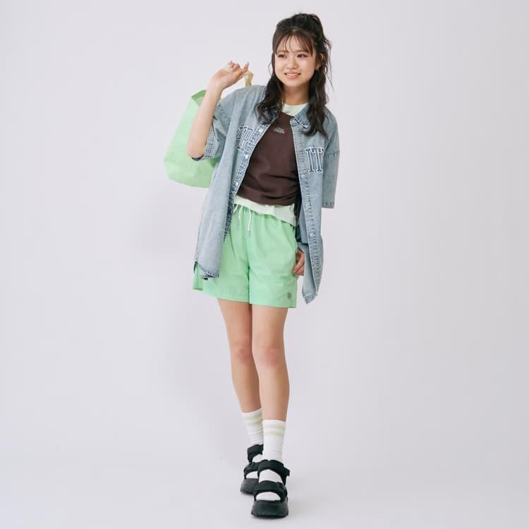 LOVETOXIC 水陸両用パンツ ラブトキシック ショートパンツ 接触冷感