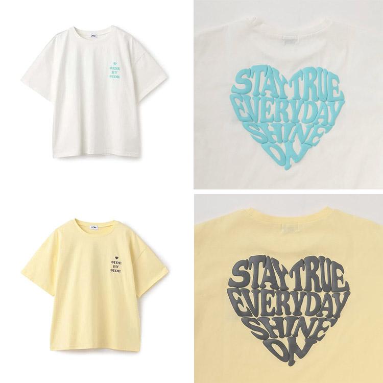 ちゃ－ちゃん☆今季新品ミックス ラブトキシック☆半袖Tシャツセット 140 LOVETOXIC 送料込み 半袖Tシャツ 発泡バックハート ロゴ 綿100