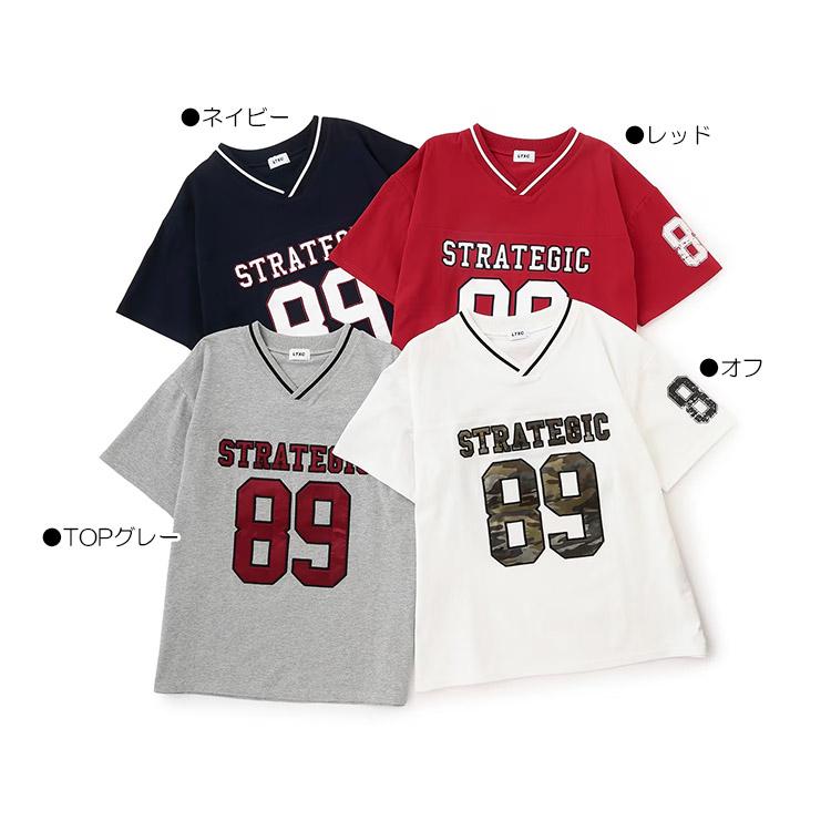 LOVETOXIC 半袖Tシャツ ナンバーアップリケ 綿100% ラブトキシック