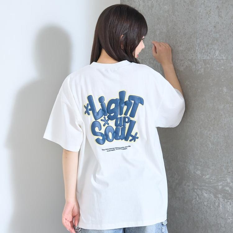 【希少】W&LT JEANS ロゴ Tシャツ LOVETOXIC 送料込み 半袖Tシャツ バックロゴ 綿100% ラブトキシック