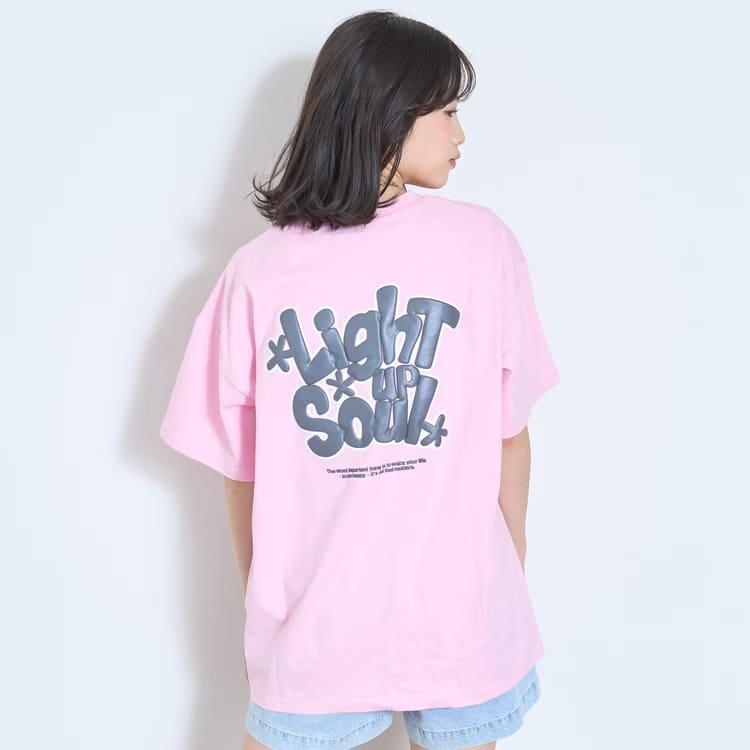 LOVETOXIC 送料込み 半袖Tシャツ バックロゴ 綿100% ラブトキシック