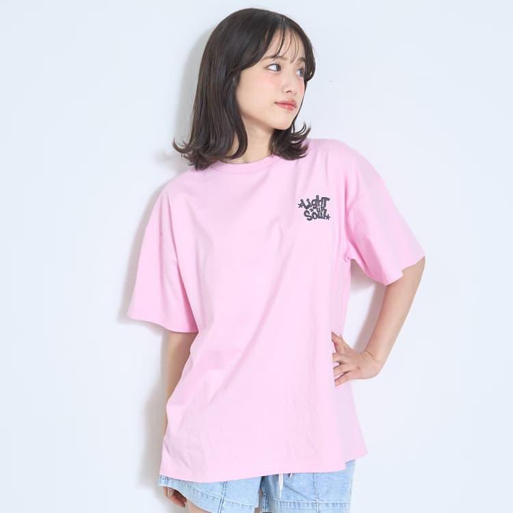 LOVETOXIC 送料込み 半袖Tシャツ バックロゴ 綿100% ラブトキシック