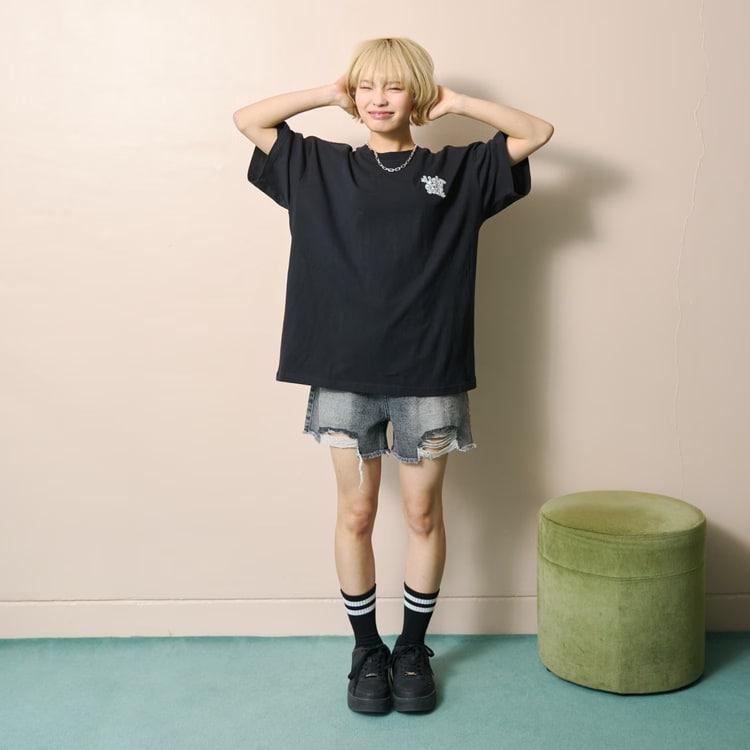 LOVETOXIC 送料込み 半袖Tシャツ バックロゴ 綿100% ラブトキシック
