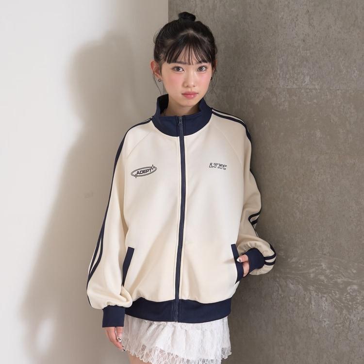 LOVETOXIC トラックジャケット ラブトキシック ロゴ 吸水速乾 ブルゾン