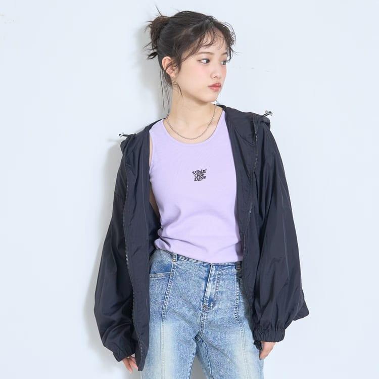 LOVETOXIC ナイロンブルゾン ジップアップ ジャケット ラブトキシック