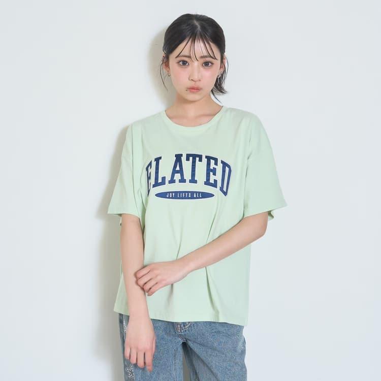 LOVETOXIC 30％OFFセール 半袖Tシャツ カレッジアップリロゴ