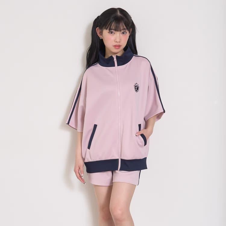 LOVETOXIC トラックジャケットセットアップ 半袖 上下セット