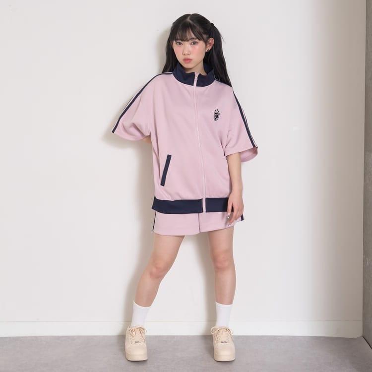 LOVETOXIC トラックジャケットセットアップ 半袖 上下セット