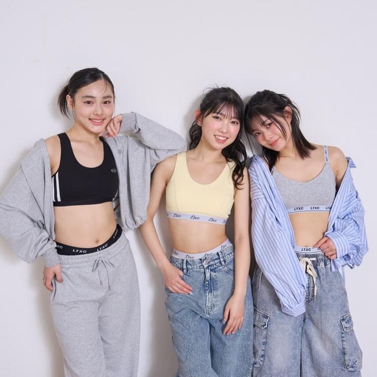LOVETOXIC スポーツブラ ラインハーフトップ ラブトキシック 吸水速乾