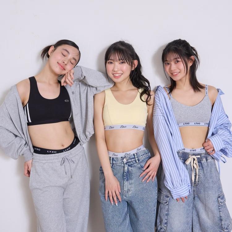 LOVETOXIC スポーツブラ ラインハーフトップ ラブトキシック 吸水速乾