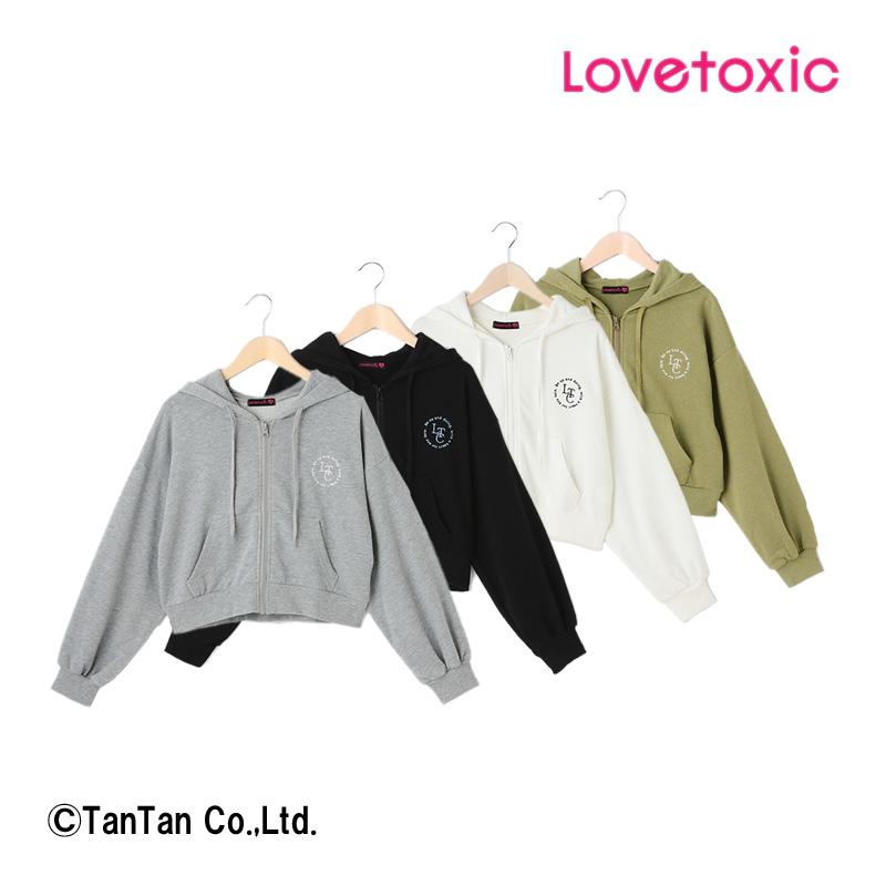 パーカー LOVETOXIC ラブトキシック 女の子 キッズ 140 150 160 ショート丈 ジップアップ 子供服 かわいい 小学生 中学生 秋  冬 長袖パーカー G 新作 2203 C :ltx-8323259:子供服・ベビー服通販タンタン - 通販 - Yahoo!ショッピング