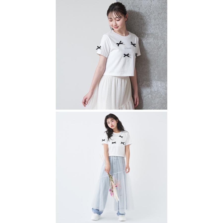 LOVETOXIC 20％OFFセール ラブトキシック リボン 半袖Tシャツ 女の子