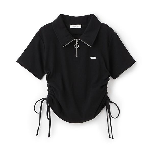 LOVETOXIC 10％OFFセール ラブトキシック 半袖Tシャツ ハーフジップ